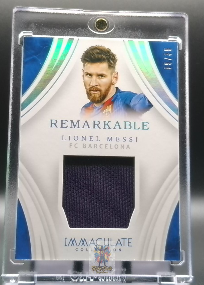 2017 Panini Immaculate Collection Remarkable Memorabilia  Blue Parallel 09/35.