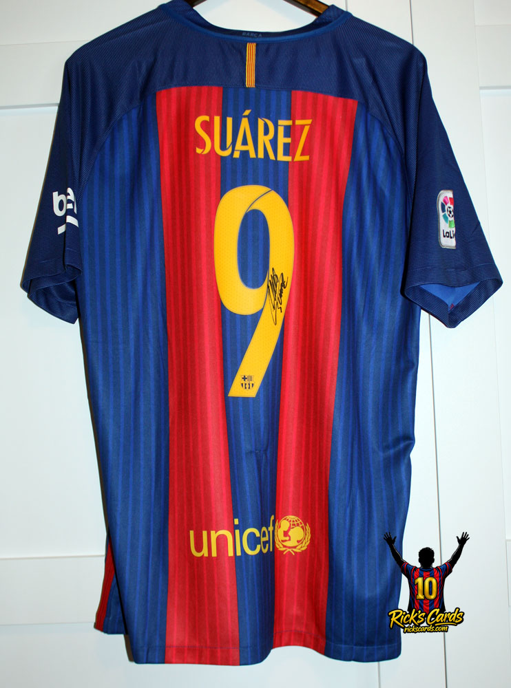 2016 Luis Suarez FC Barcelona Jersey